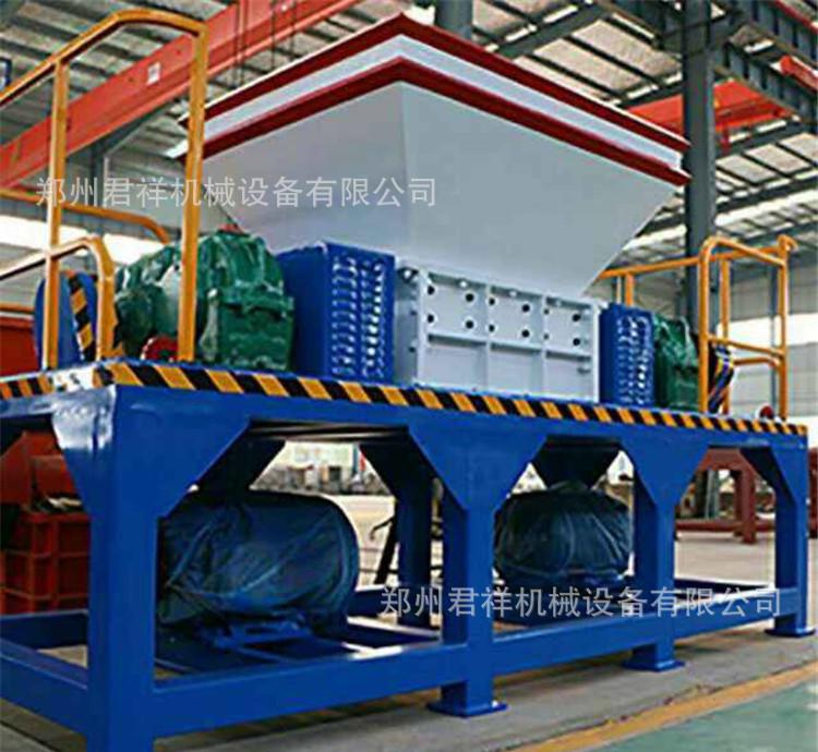 廢舊鐵絲撕碎機(jī) 油漆桶雙軸撕碎機(jī) 廢舊橡膠電纜撕碎機(jī)