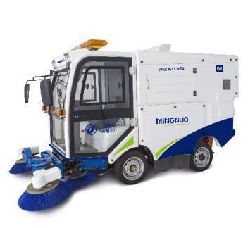 明諾新型全封閉掃地機，物業(yè)小區(qū)用MN-X800掃地車