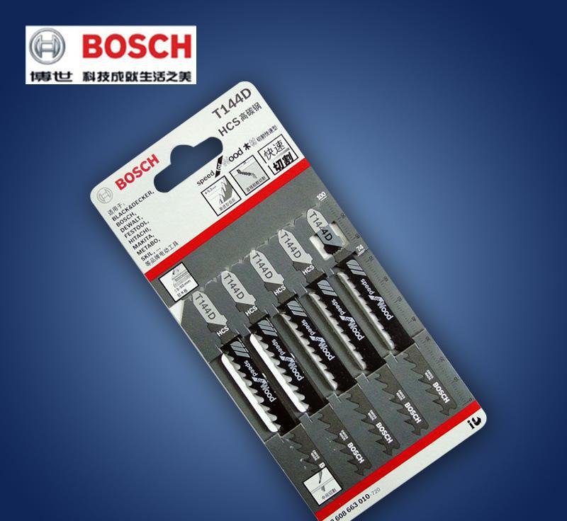 Bosch/博世 曲線鋸條T144D 軟木5-50MM 直線